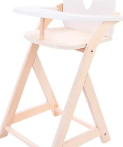 Chaise de poupée Rose/Blanc