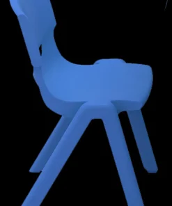 Chaise enfants 30 cm bleu
