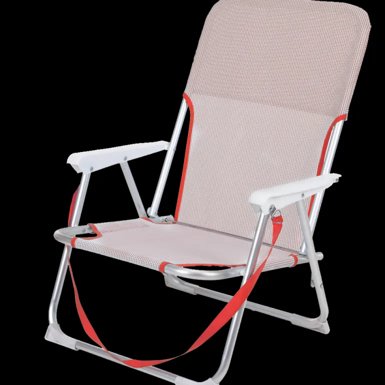 Chaise pliable aluminium 40x56x70 cm