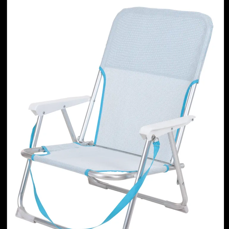 Chaise pliable aluminium 40x56x70 cm