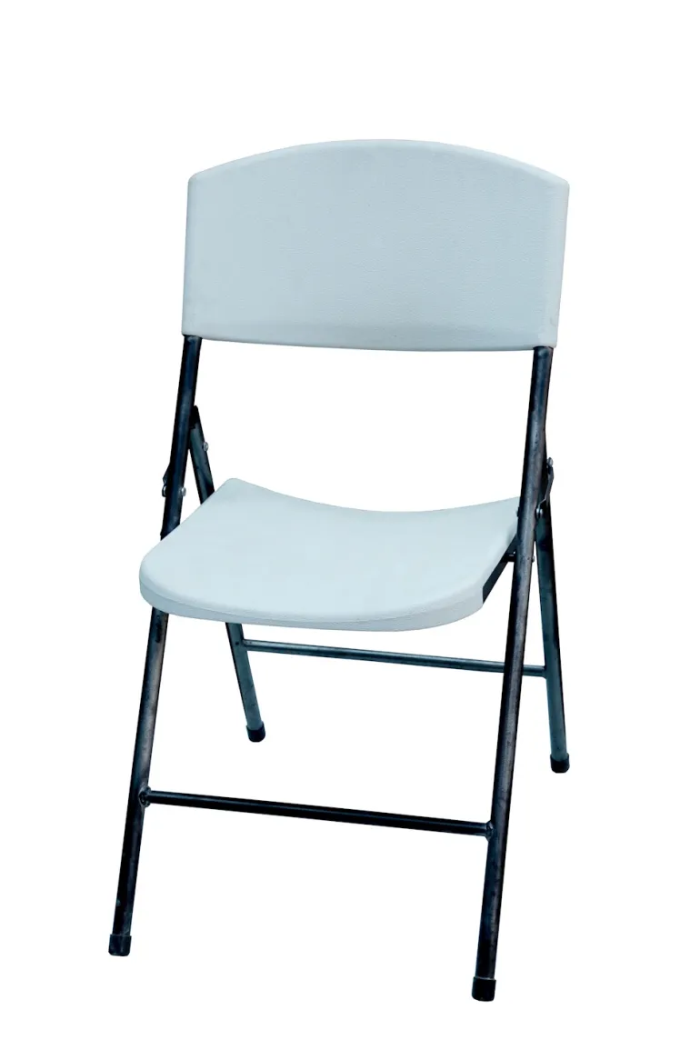 Chaise pliable blanc