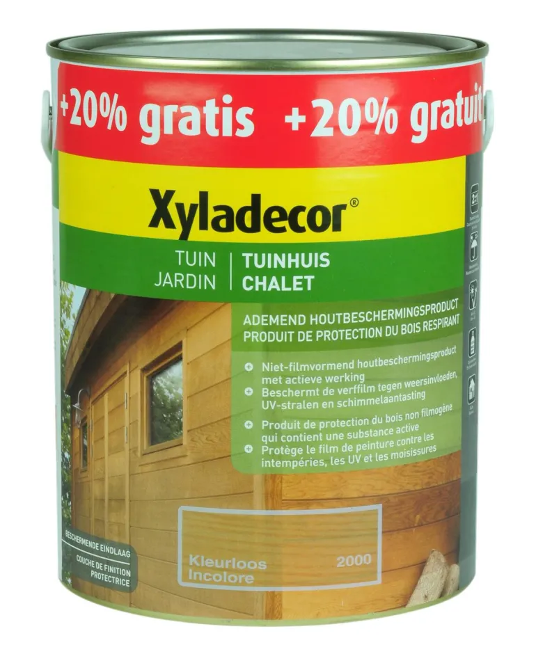 Chalet incolore 2,5 + 0,5 L gratuit