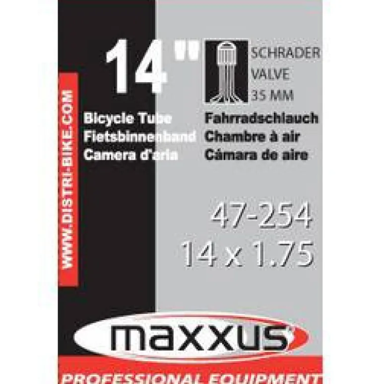 Chambre à air 14 x 1.75 A/V ( 47 - 254 / Schrader )