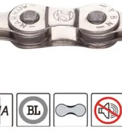Chaîne argent 6/7/8 vitesses E-Bike