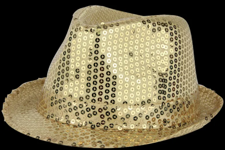 Chapeau de fête, or