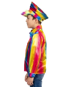 Chemise Disco Arc-en-ciel Garçon - Taille 116