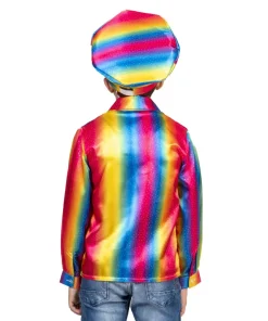Chemise Disco Arc-en-ciel Garçon - Taille 164