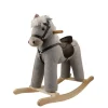 Cheval à bascule gris avec son - àpd 3 ans