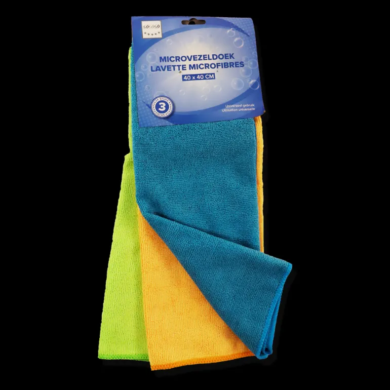 Chiffons en microfibre - 40x40cm - 3 pcs