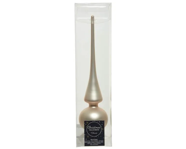 Cimier Mat 26 cm Perle