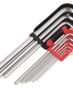 Clé six pans hand long 9 pièces
