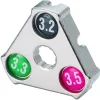 Clef douille chrome 3,2/3,3/3,5 mm