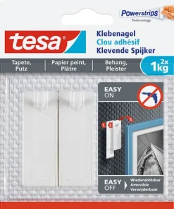 Clou adhésif papier peint et plâtre (2 pcs) 1 kg