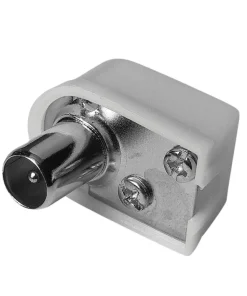 Coax plug 90 degrées 1 pièce