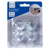 coin de table transparant rond 4 pieces