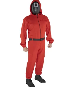 Combinaison Squid Game rouge + masque