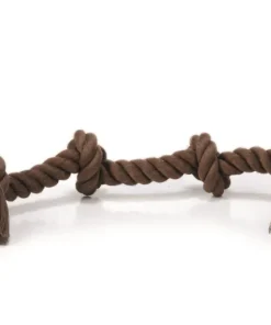 Corde coton 4 noeuds brun 360 g