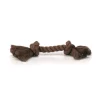 Corde coton 2 noeuds brun 125 g