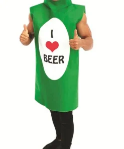 Costume adulte bouteille de bière - mousse - taille unique