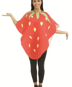 Costume adulte fraise - mousse - taille unique
