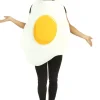 Costume adulte oeuf au plat - mousse - taille unique