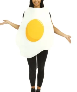 Costume adulte oeuf au plat - mousse - taille unique