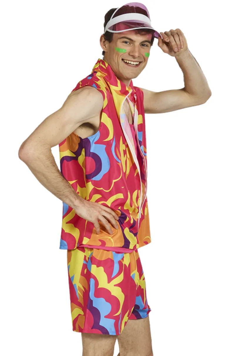 Costume fluo Beach Boy - Maat 54