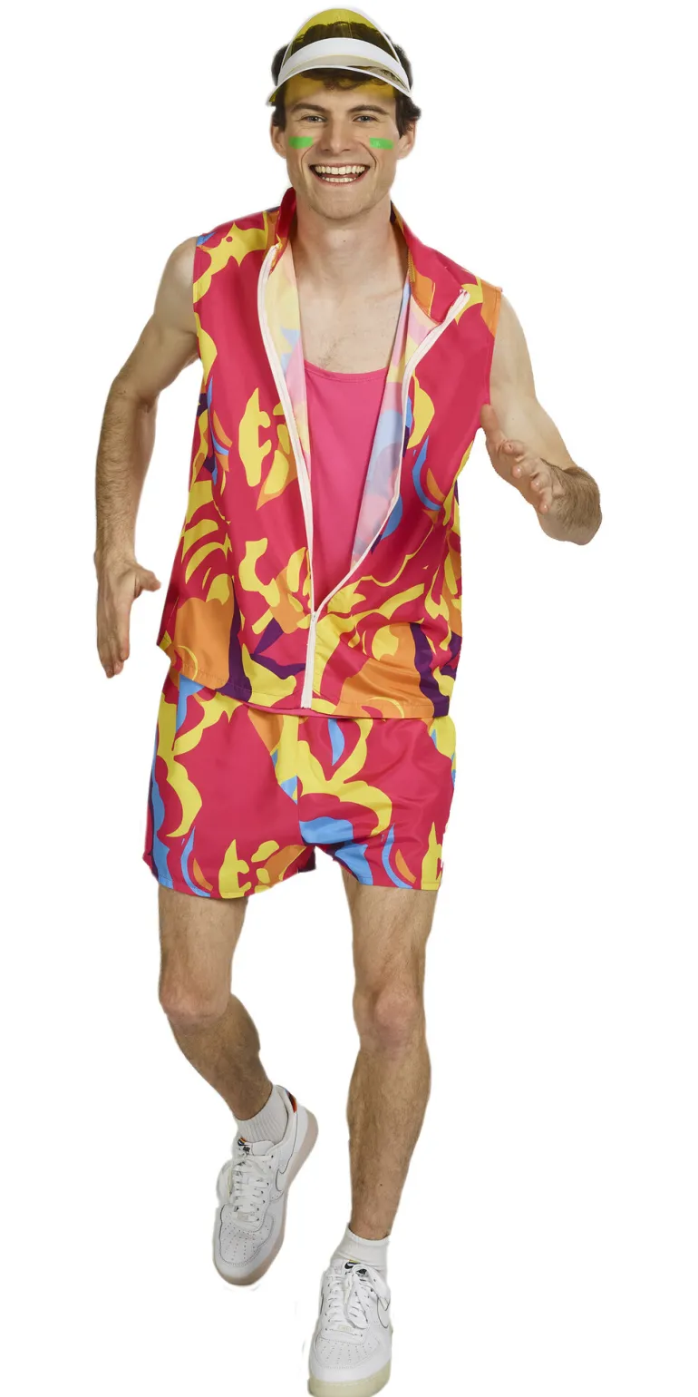 Costume fluo Beach Boy - Maat 52
