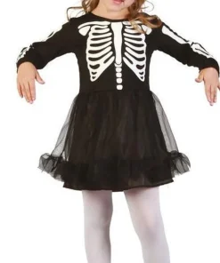 Costume squelette robe - 3-4 ans