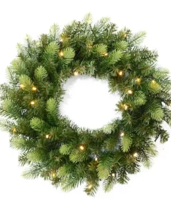 Couronne Noël + Led 50 cm
