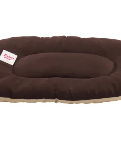 Coussin beige / brun 90 x 60 x 9 cm