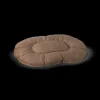 Coussin beige / gris 80 x 55 x 9 cm