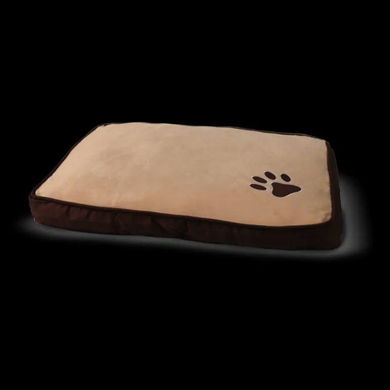 Coussin brun / beige 60 x 40 x 8 cm