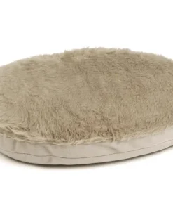 Coussin panier chien beige 73 x 56 cm