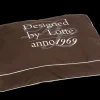 Coussin Serif brun 100 x 70 cm