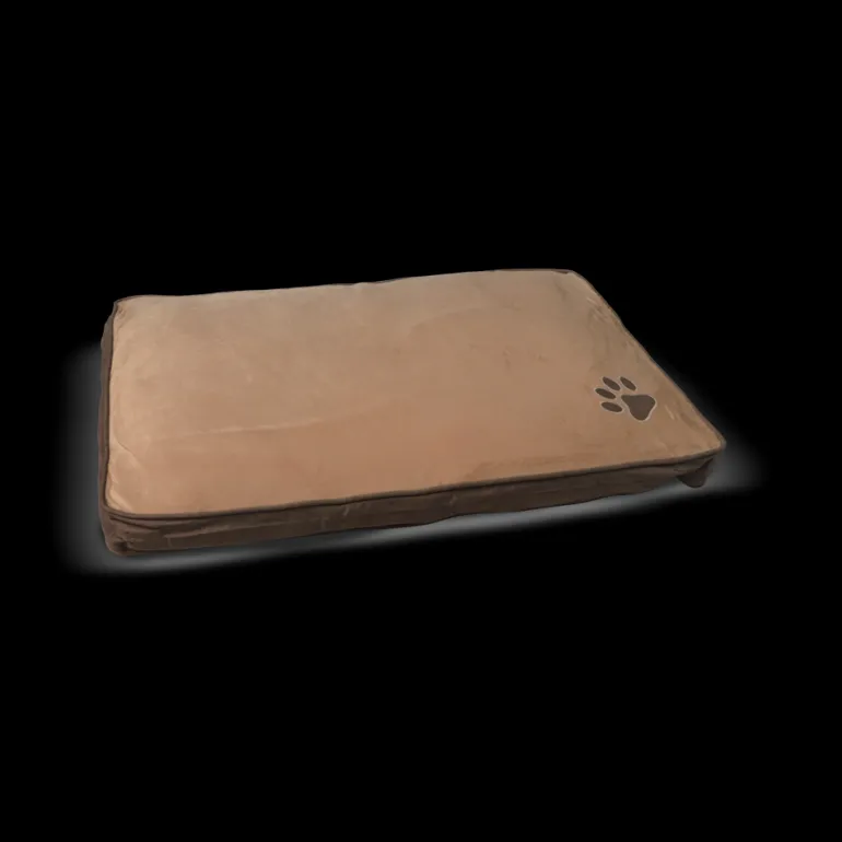 Coussin taupe / beige 90 x 59 x 8 cm