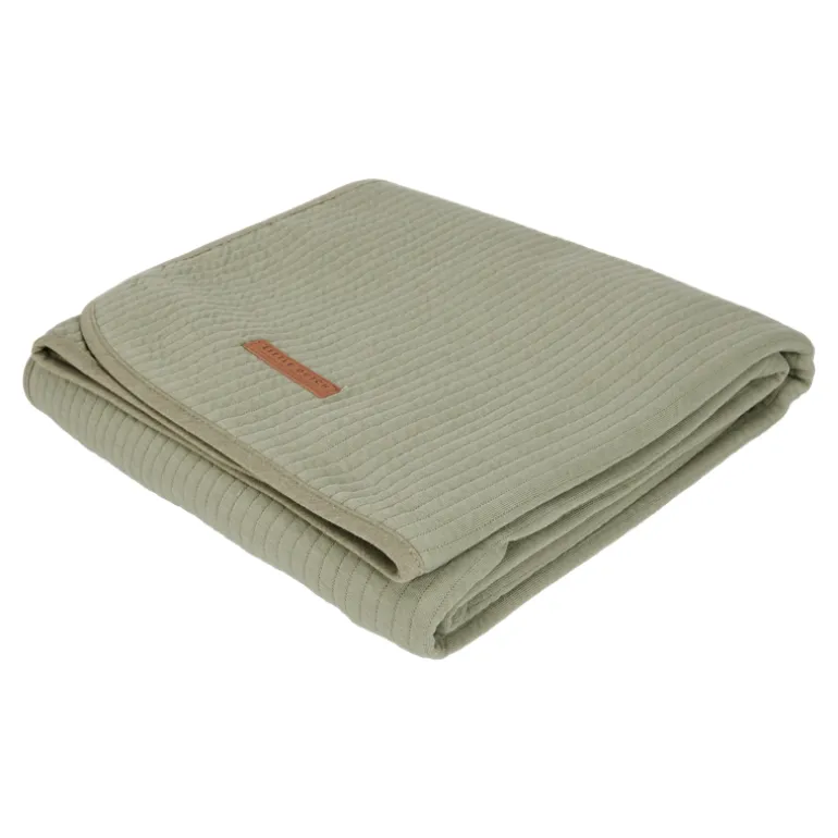 Couverture d’été pour berceau 70x100cm Pure Olive