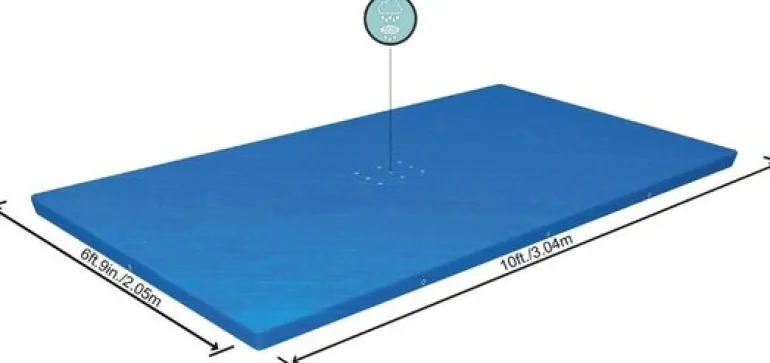 Couverture piscine 2,05x3,04 m