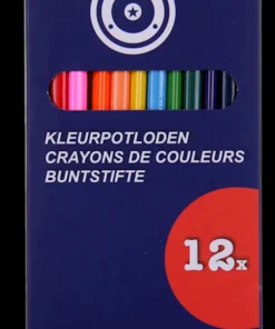 Crayons de couleur 12 pièces