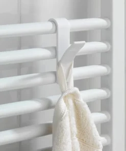 Crochet radiateur blanc 2 pièces