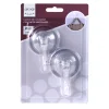 crochets ventouses transparant 59 mm 2 pieces