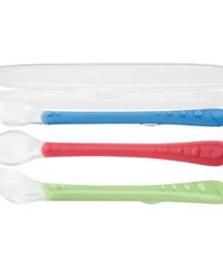 Cuillère longue en silicone douce - 6m+