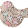 Décoration figurines oiseaux en bois