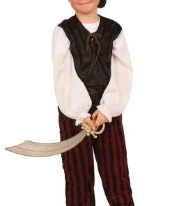 Déguisement de pirate avec cache-oeil - Taille 140