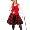 Déguisement de Pirate Coeur Noir Fille - Taille 116