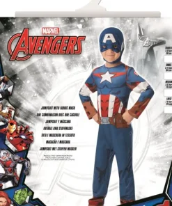 Déguisement enfant Avengers Captain America - Taille 116