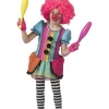 Déguisement enfant Clown arc-en-ciel Fille - Taille 104