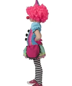 Déguisement enfant Clown arc-en-ciel Fille - Taille 116