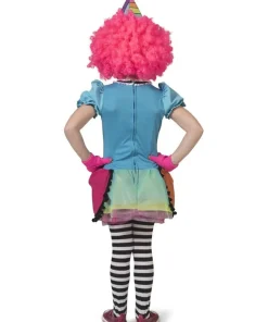 Déguisement enfant Clown arc-en-ciel Fille - Taille 128