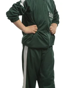 Déguisement Enfant Joueur Squid Game Homme - Vert - Taille 140